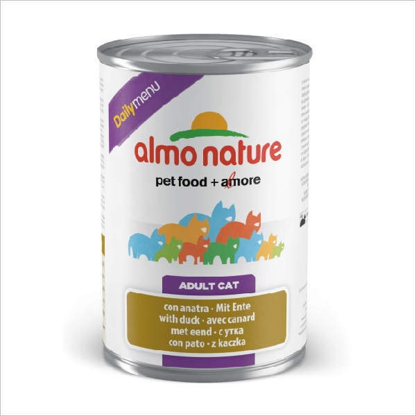 Влажный корм для кошек Almo Nature Daily Menu с уткой