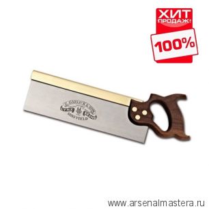 ХИТ! Пила столярная обушковая Garlick/Lynx Tenon RipCut 254мм / 10дюйм 15 tpi  Thomas Flinn М00005118