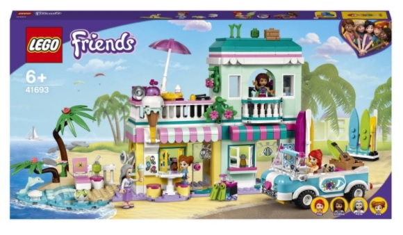 Конструктор LEGO Friends Серферский дом на берегу 41693, 685 дет.