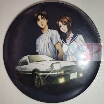 Значок (Большой 56 мм) Initial D