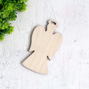 Заготовка из дерева Ангелочек, 8*4,7 см.