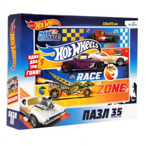 Пазл 35 эл. Гигант. Hot Wheels. Гонка