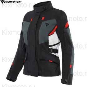 Мотокуртка женская Dainese Carve Master 3 Gore-Tex, Черно-серо-красная