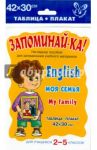 Английский. 2-5 классы. Моя семья. Таблица-плакат