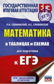 Математика в таблицах и схемах для подготовки к ЕГЭ / Слонимский Лев Иосифович, Слонимская Ирина Семеновна