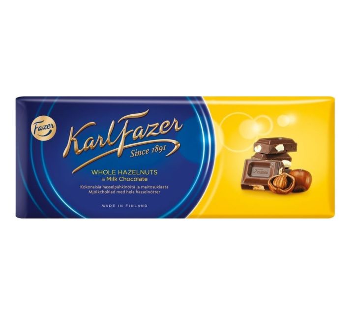 Fazer Молочный шоколад с фундуком 200 гр