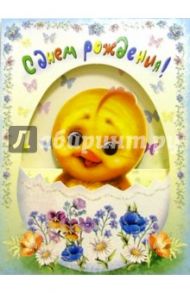 4547/День рождения/открытка-стойка вырубка