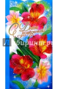 11465/День рождения/открытка-вырубка двойная