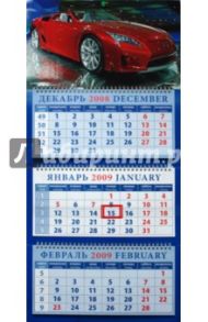 Календарь 2009 Красный лексус (16805)