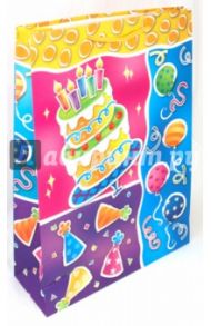 Пакет подарочный "Happy birthday"