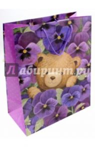 Пакет подарочный ламинированный (264х327х136 мм) (L 3227)