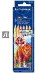 Карандаши цветные трехгранные Noris Club Jumbo, 6 цветов (128NC6)