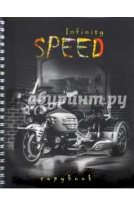Тетрадь 96 листов, клетка,  гребень "Супербайк" (С0262-63)