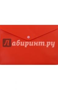 Конверт на кнопке  (A5, красный) (PK804A5NRED)