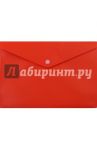 Конверт на кнопке  (A5, красный) (PK804A5NRED)