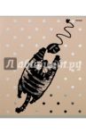 Тетрадь 48 листов, клетка "Веселый кот", 5 видов (ТКФЛ485397)