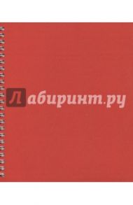 Тетрадь общая "WOOD. Красная" (80 листов, А5, клетка, гребень) (80Т5B1гр_02215)