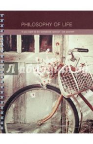 Тетрадь 80листов, спираль, Bicycles (N637)