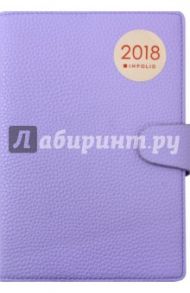 Ежедневник датированный на 2018 год "Palette" (140х200 мм, 176 листов) (AZ474/violet)