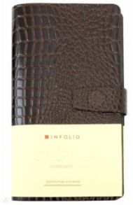 Деловая записная книжка 96 листов, 12*21, Desire (I314/brown)