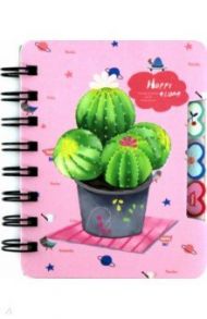 Блокнот "Cactus Mix" (А6, 50 листов, линия, в аасортименте) (M-3699)