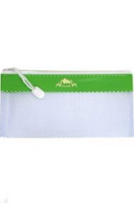 Папка 21,5х11,5 Зеланая на молнии (С5291-02)
