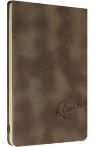 Записная книжка 96 листов, 13x20 см "ЖАТКА КОРИЧНЕВЫЙ" (50194)