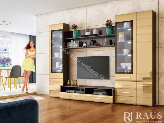 Шкаф многоцелевой 1 стекло ИН-133 "Инесса NEW"