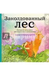 Заколдованный лес. Раскраска-антистресс для творчества и вдохновения (летняя серия)