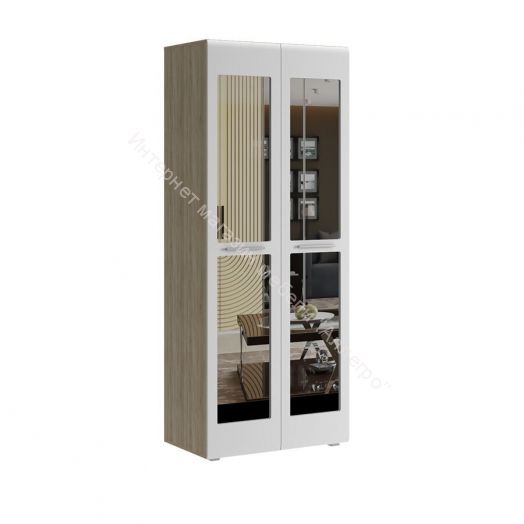 Шкаф для одежды два зеркала ИН-103 "Инесса NEW"