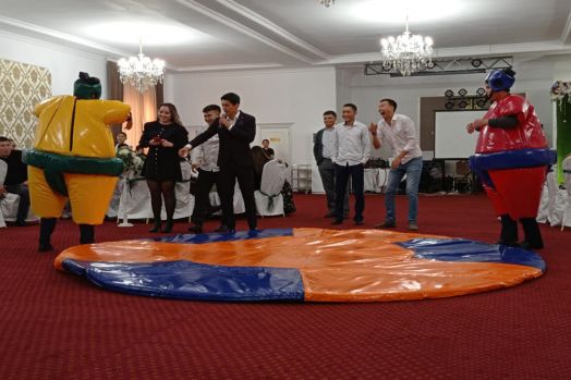 Сумо — комплект игровых аттракционов на двух участников