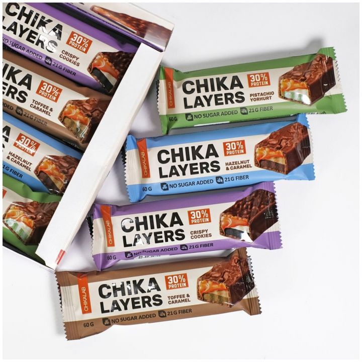 CHIKA LAYERS глазированный батончик