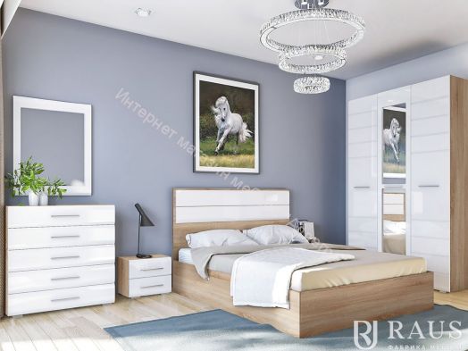 Спальня "Инесса NEW" Композиция 4