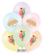 Шар (12''/30) С Днём Рождения!, Мороженое.