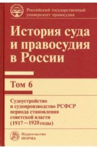 История суда и правосудия в России. Том 6. Судоустройство и судопроизводство в РСФСР (1917-20 годы) / Сырых Владимир Михайлович