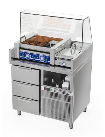 СТАНЦИЯ ДЛЯ БУРГЕРОВ И ХОТ-ДОГОВ БАВАРИЯ БХС - 900.700-02