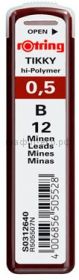 Грифели 0.5мм B Rotring S0312640