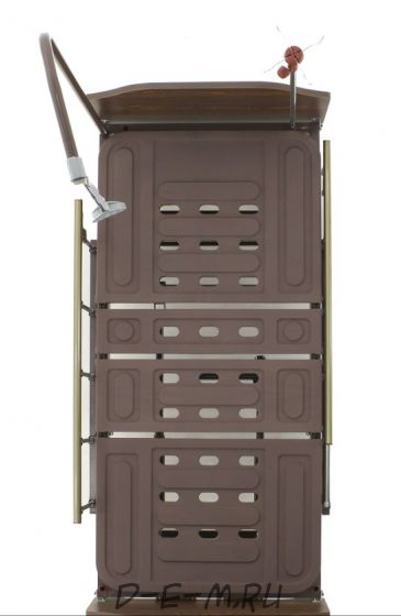 Кровать механическая Med-Mos Е-8 (MM-2024Н-02) (2 функции) ЛДСП с полкой и обеденным столиком