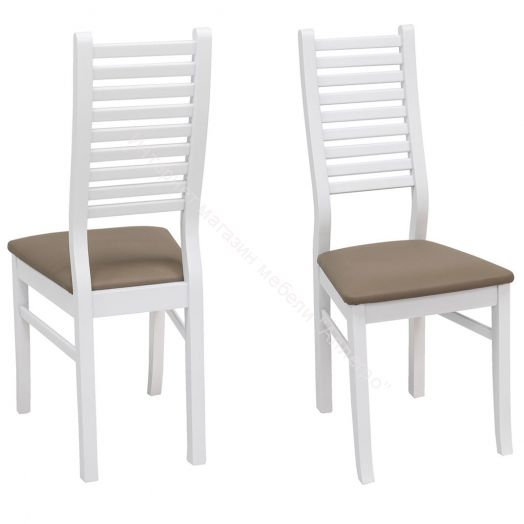 Cтул Leset Кентукки Белый/экокожа 514