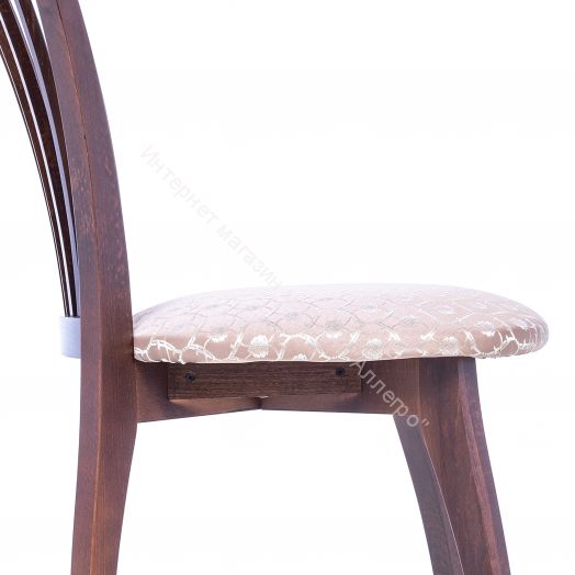 Стул Leset Орегон Орех шоколадный Т19/жаккард Yara diamond 37/3