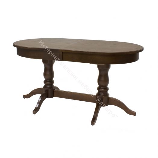 Стол раздвижной Leset Каролина 1P Орех шоколадный Т19