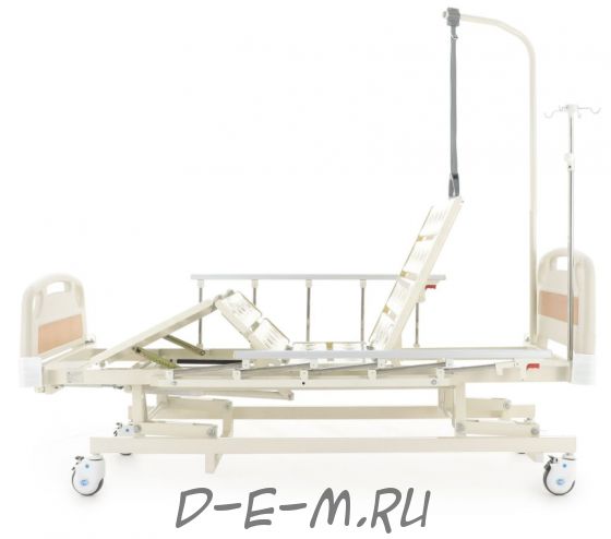 Кровать механическая Med-Mos E-31 (ММ-3014Н) (3 функции) с растоматом и полкой