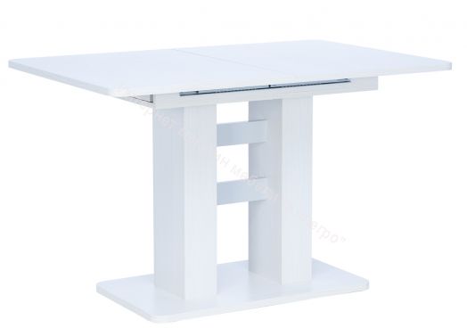 Стол раздвижной Leset Гранд Бодега белый/Серый