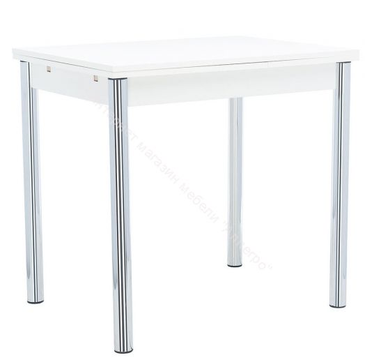 Стол раздвижной Leset Марсель 1Р Хром/Белый
