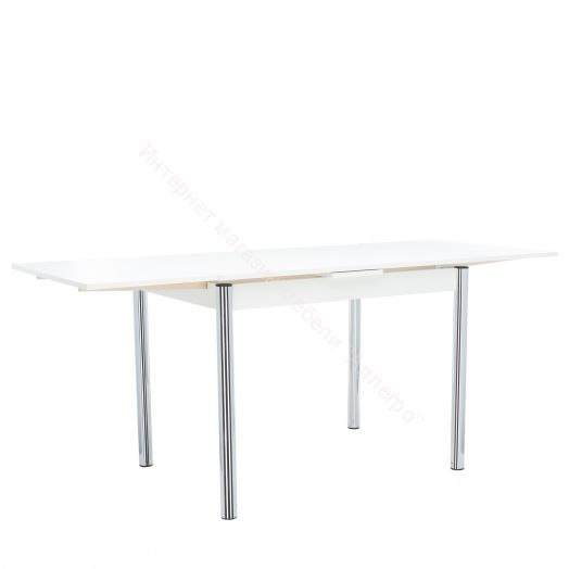 Стол раздвижной Leset Марсель 2Р Хром/Белый