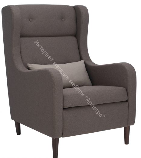 Кресло Leset Галант Milos 20-Milos 09 венге