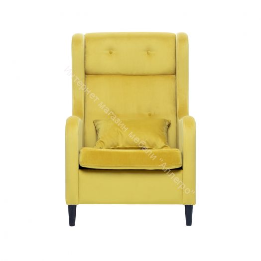 Кресло Leset Галант Velur V28 венге