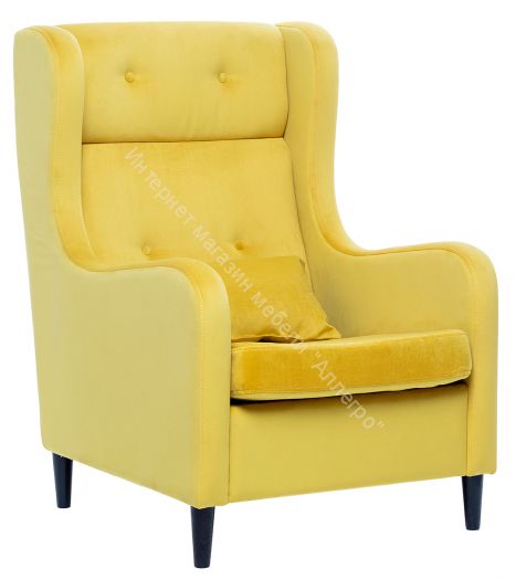 Кресло Leset Галант Velur V28 венге