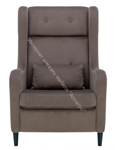 Кресло Leset Галант  Velur V23 венге