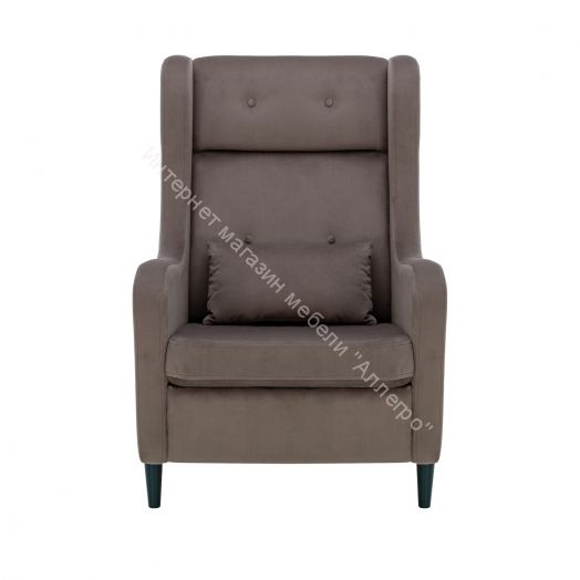 Кресло Leset Галант  Velur V23 венге